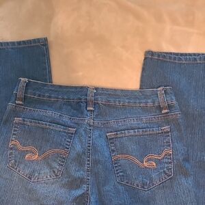Relativity Straight Leg  Blue Jeans SZ 10